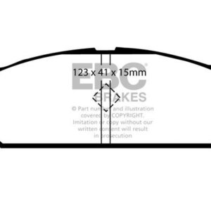EBC Ultimax front brake pads for Suzuki Swift