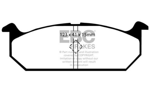EBC Ultimax front brake pads for Suzuki Swift