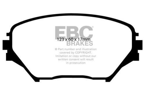 EBC Greenstuff 6000 front brake pads for Toyota RAV4