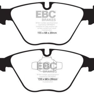 EBC Greenstuff 6000 prednje kočione pločice za BMW 3, BMW Z4