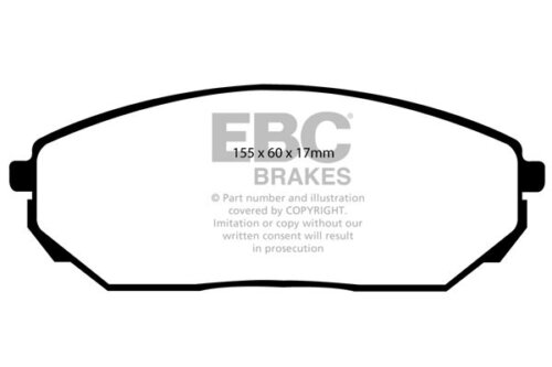 EBC Greenstuff 6000 front brake pads for KIA Sorento