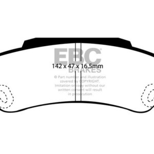 EBC Greenstuff 6000 stražnje kočione pločice za Chevrolet Blazer S10