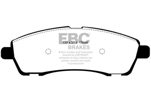 EBC Greenstuff 6000 rear brake pads for Ford Excursion