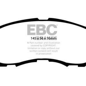 EBC Greenstuff 6000 prednje kočione pločice za Jeep Compass, Mitsubishi Space Wagon