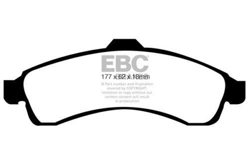 EBC Greenstuff 6000 front brake pads for Chevrolet Trailblazer