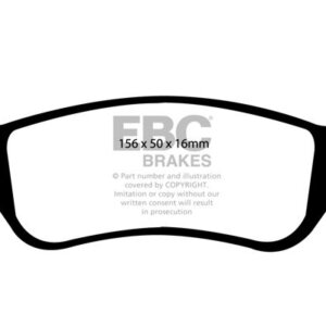 EBC Greenstuff 6000 stražnje kočione pločice za Jeep Cherokee, Chrysler Voyager