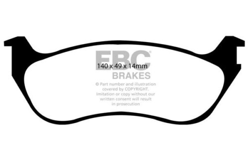 EBC Greenstuff 6000 rear brake pads for Ford Explorer
