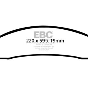 EBC Greenstuff 6000 prednje kočione pločice za Dodge RAM 2500, Dodge RAM