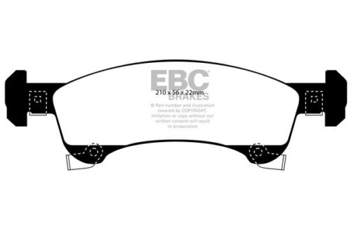EBC Greenstuff 6000 prednje kočione pločice za Ford Expedition, Lincoln Navigator