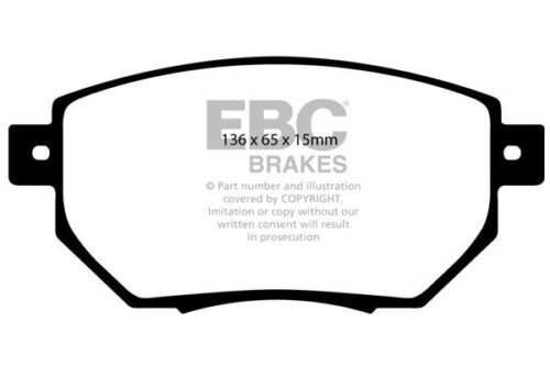 EBC Greenstuff 6000 front brake pads for Infiniti FX