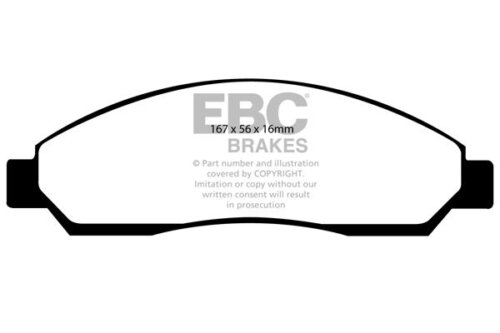 EBC Greenstuff 6000 front brake pads for Isuzu D-Max