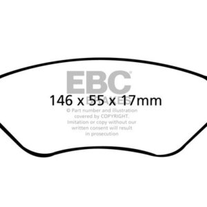 EBC Greenstuff 6000 stražnje kočione pločice za Ford Maverick, Mazda Tribute