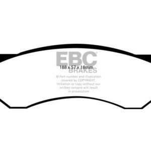 EBC Greenstuff 6000 stražnje kočione pločice za Dodge RAM