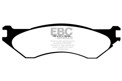 EBC Greenstuff 6000 rear brake pads for Dodge RAM