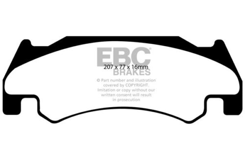 EBC Greenstuff 6000 front brake pads for Dodge RAM