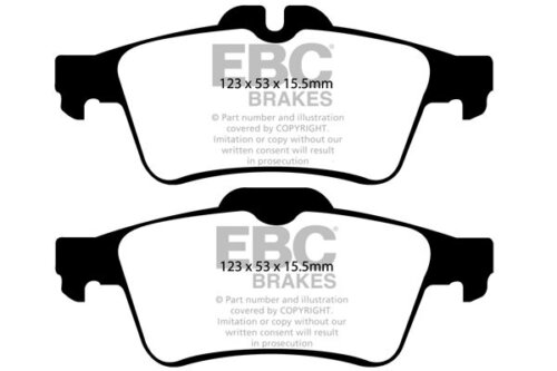 EBC Greenstuff 6000 rear brake pads for Ford C-Max, Ford Focus