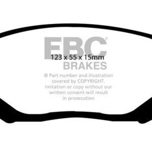 EBC Greenstuff 6000 prednje kočione pločice za Suzuki Grand Vitara