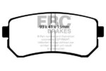 EBC Greenstuff 6000 rear brake pads for Kia Rio, Hyundai Accent