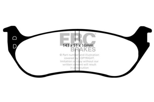 EBC Greenstuff 6000 rear brake pads for Ford Explorer