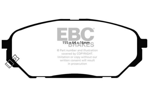 EBC Greenstuff 6000 front brake pads for Hyundai ix55