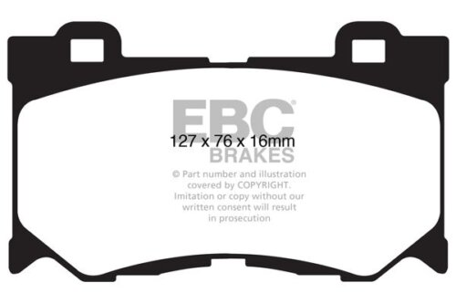EBC Greenstuff 6000 front brake pads for Infiniti Q40, Infiniti Q50