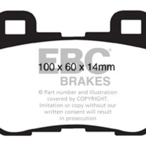 EBC Greenstuff 6000 rear brake pads for Infiniti Q40, Infiniti Q50