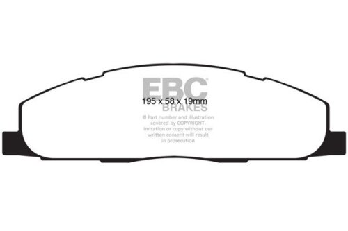 EBC Greenstuff 6000 stražnje kočione pločice za RAM 2500, RAM 3500