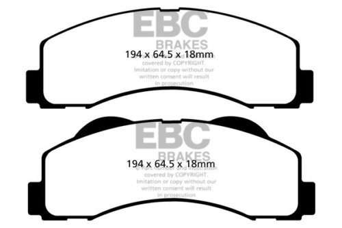 EBC Greenstuff 6000 front brake pads for Ford Expedition, Ford F-150