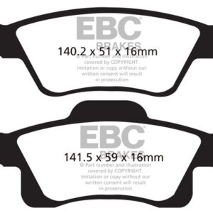 EBC Greenstuff 6000 rear brake pads for Jeep Grand Cherokee