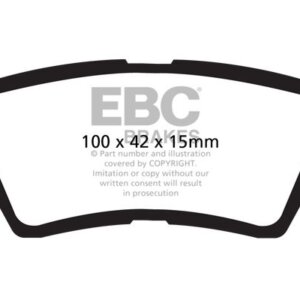 EBC Greenstuff 6000 stražnje kočione pločice za Hyundai i30, Kia Carens