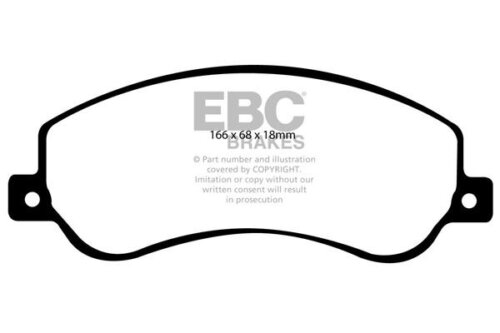 EBC Greenstuff 6000 front brake pads for VW Amarok
