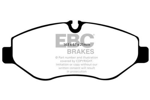EBC Greenstuff 6000 front brake pads for VW Crafter