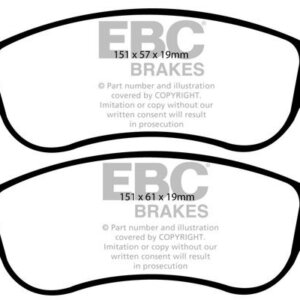 EBC Greenstuff 6000 front brake pads for Honda CR-V