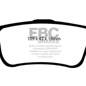 EBC Greenstuff 6000 rear brake pads for Honda CR-V