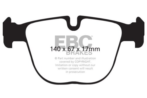 EBC Greenstuff 6000 stražnje kočione pločice za BMW X5, BMW X6