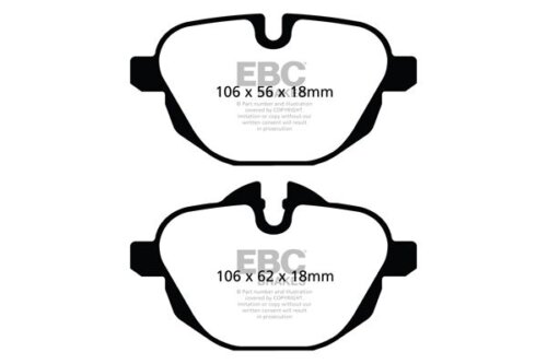 EBC Greenstuff 6000 rear brake pads for BMW 5, BMW X3