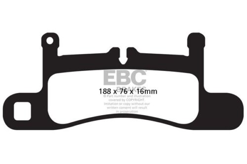 EBC Greenstuff 6000 rear brake pads for Porsche Cayenne, VW Touareg