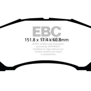 EBC Greenstuff 6000 prednje kočione pločice za Isuzu D-Max