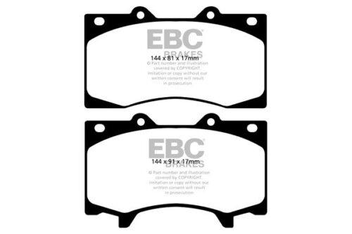 EBC Greenstuff 6000 front brake pads for Nissan Patrol