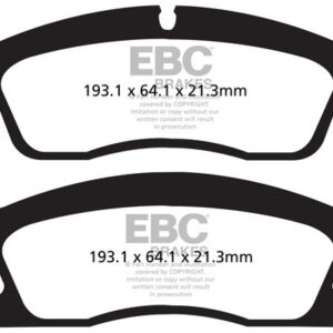 EBC Greenstuff 6000 prednje kočione pločice za Dodge Durango
