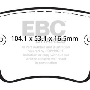 EBC Greenstuff 6000 stražnje kočione pločice za Audi A1