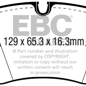 EBC Greenstuff 6000 stražnje kočione pločice za Audi A6, Audi A7