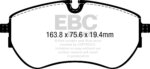 EBC Greenstuff 6000 front brake pads for VW Amarok