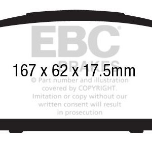 EBC Greenstuff 6000 prednje kočione pločice za Jeep Cherokee