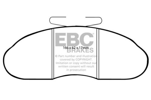 EBC Ultimax front brake pads for Opel Arena, Renault Trafic