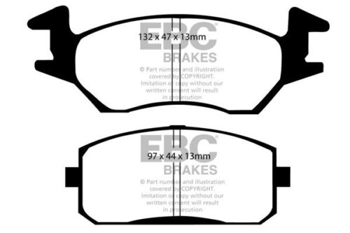 EBC Ultimax front brake pads for Toyota Starlet