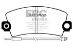 EBC Ultimax front brake pads for Citroën Visa, Peugeot 104