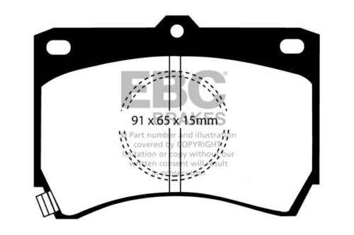 EBC Ultimax front brake pads for Mazda 323
