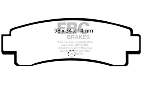 EBC Ultimax stražnje kočione pločice za Nissan Sunny