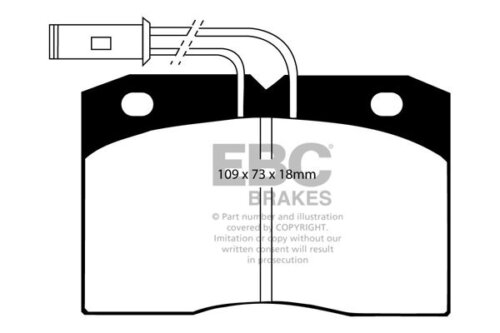 EBC Ultimax prednje kočione pločice za Iveco Daily